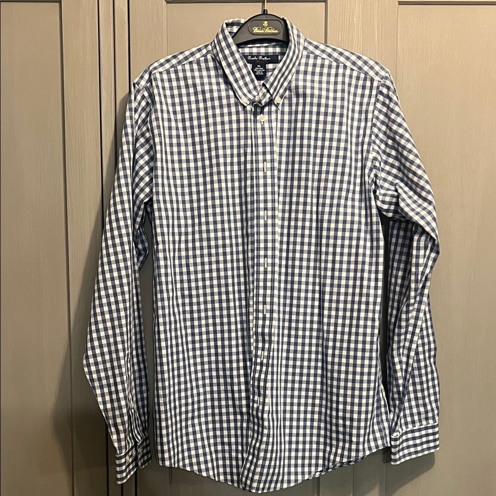 Brooks Brothers Checkered Button-Down Shirt